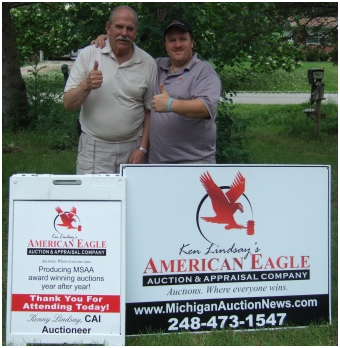 L. Nelson, retired police investigator, proudly endorses American Eagle Auction & Appraisal Company