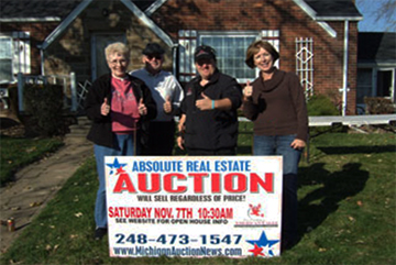 Roseville Michigan auction real estate