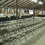 Professional auction set up and staging
