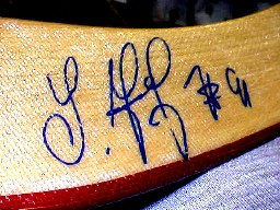 This is an authentic Sergei Fedorov autograph. Contact American Eagle Auction & Appraisal Company for autograph authentications.